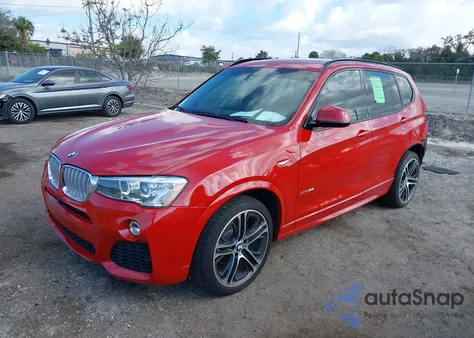 2017 BMW X3 xDrive35I z USA, uszkodzony, nr VIN 5UXWX7C53H0S19020